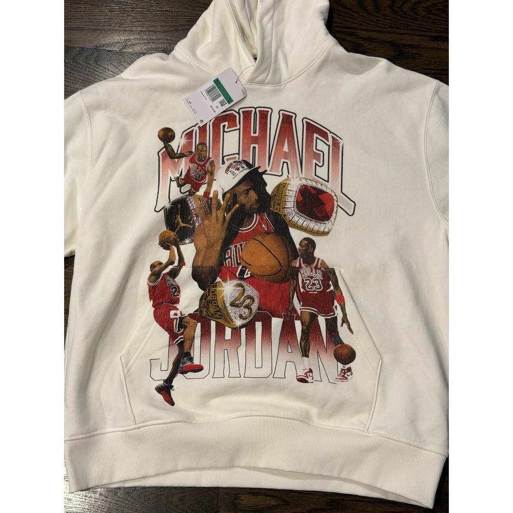 New Men's Nike Air Jordan Hoodie XL Bulls Championship Sweatshirt $110 NWT NBA